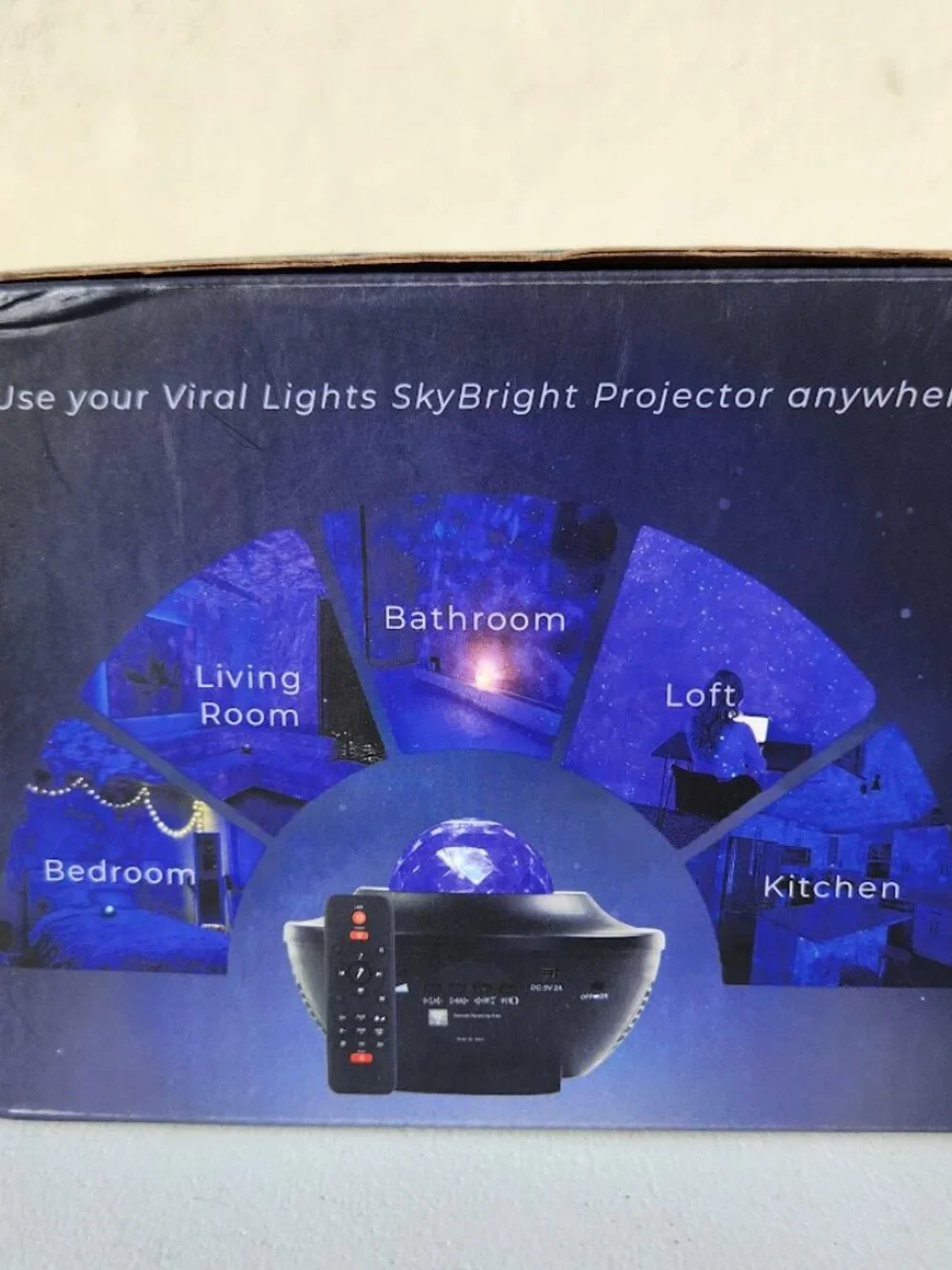 New Star Projector LED Night Light Room Decor with Remote with Timer Bluetooth 1